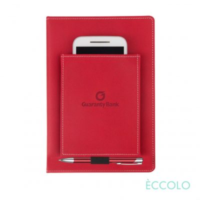 Eccolo® Austin Journal/Clicker Pen - (M) Red-1