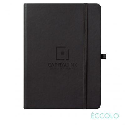 Eccolo® Cool Journal - (L) 7"x9¾" Black