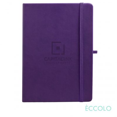 Eccolo® Cool Journal - (L) 7"x9¾" Purple