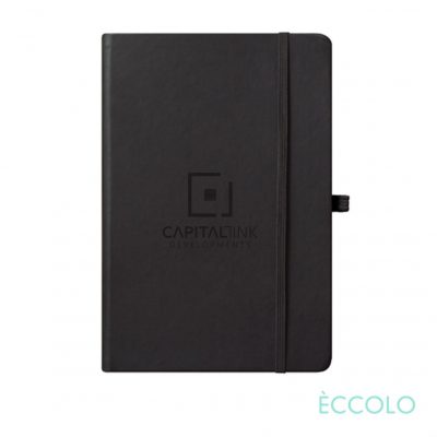 Eccolo® Cool Journal - (M) 5¾"x8¼" Black