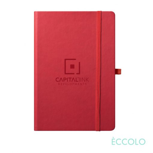 Eccolo® Cool Journal - (M) 5¾"x8¼" Red-1