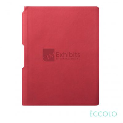 Eccolo® Groove Journal - (M) 5¾"x8¼" Red