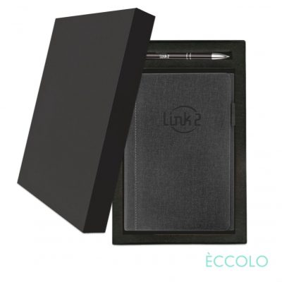 Eccolo® Nashville Journal/Clicker Pen Gift Set - (M) Black-1