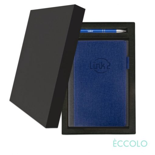 Eccolo® Nashville Journal/Clicker Pen Gift Set - (M) Blue