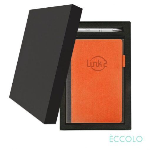 Eccolo® Nashville Journal/Clicker Pen Gift Set - (M) Orange