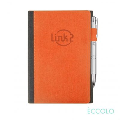 Eccolo® Nashville Journal/Clicker Pen - (M) Orange