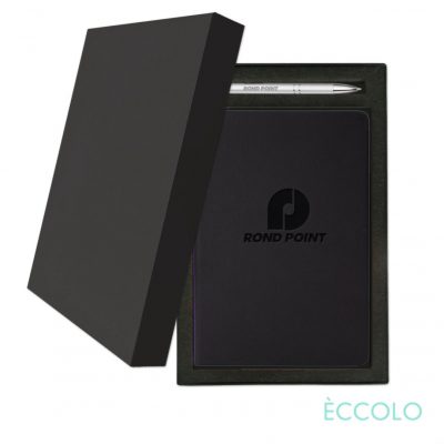 Eccolo® New Wave Journal/Clicker Pen Gift Set - (M) Purple-1