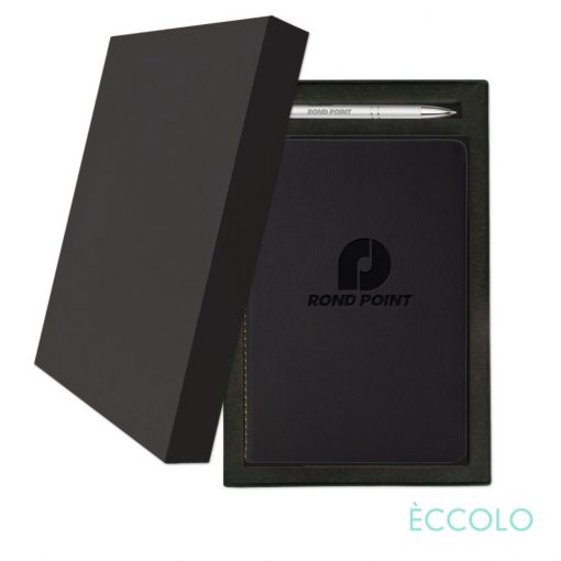 Eccolo® New Wave Journal/Clicker Pen Gift Set - (M) Yellow-1