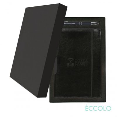 Eccolo® Rhythm Journal/Clicker Pen Gift Set - (M) Black