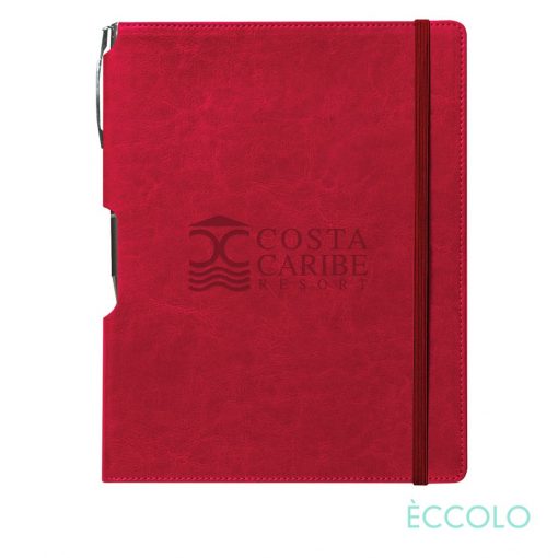 Eccolo® Rhythm Journal/Clicker Pen - (L) Red-1