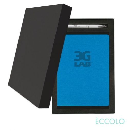Eccolo® Solo Journal/Clicker Pen Gift Set - (M) Turquoise-1