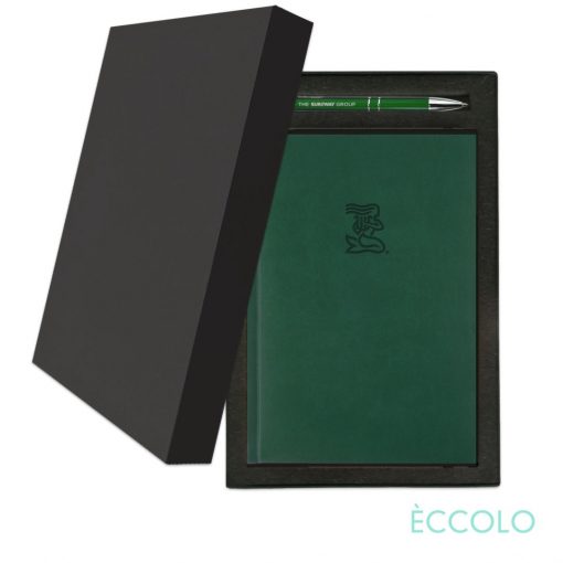 Eccolo® Symphony Journal/Clicker Pen Gift Set - (M) Green