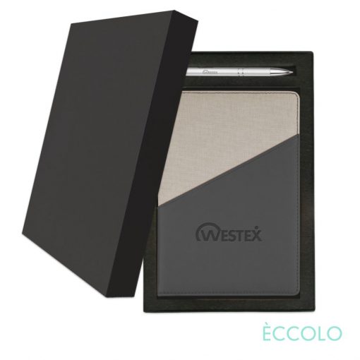 Eccolo® Tango Journal/Clicker Pen Gift Set - (M) Charcoal-1