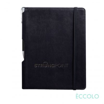 Eccolo® Tempo Journal/Clicker Pen - (M) Black-1