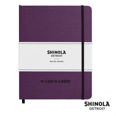 Shinola® HardCover Journal - (L) 7"x9" Purple