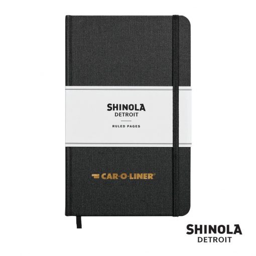 Shinola® HardCover Journal - (M) 5¼"x8¼" Jet Black
