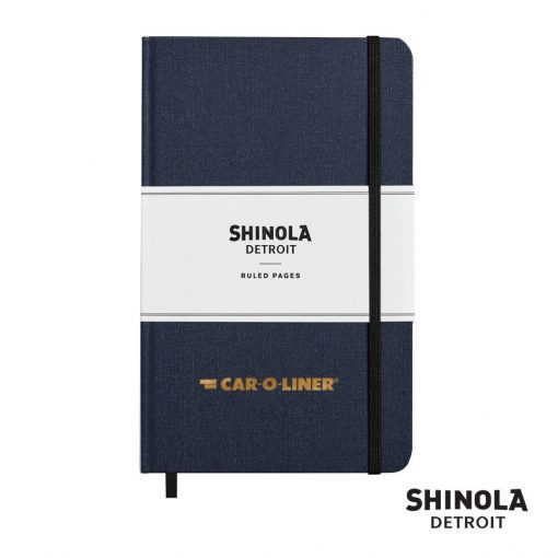 Shinola® HardCover Journal - (M) 5¼"x8¼" Navy Blue