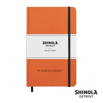 Shinola® HardCover Journal - (M) 5¼"x8¼" Orange