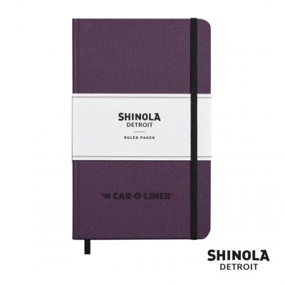 Shinola® HardCover Journal - (M) 5¼"x8¼" Purple