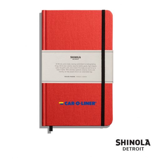Shinola® HardCover Journal - (M) 5¼"x8¼" Ablaze