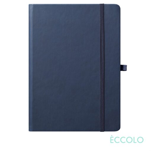 Eccolo® Cool Journal - (L) 7"x9¾" Navy Blue-2