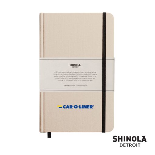 Shinola® HardCover Journal - (M) 5¼"x8¼" Cream