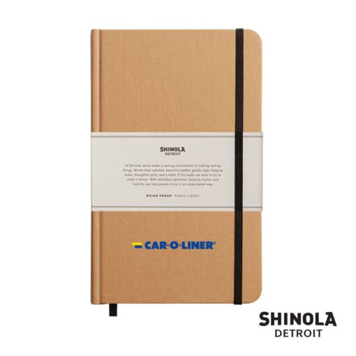 Shinola® HardCover Journal - (M) 5¼"x8¼" Wheat