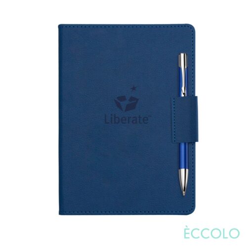 Eccolo® Carlton Journal/Clicker Pen - (M) Blue