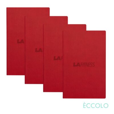 Eccolo® Single Meeting Journal - Pack of 4 Red
