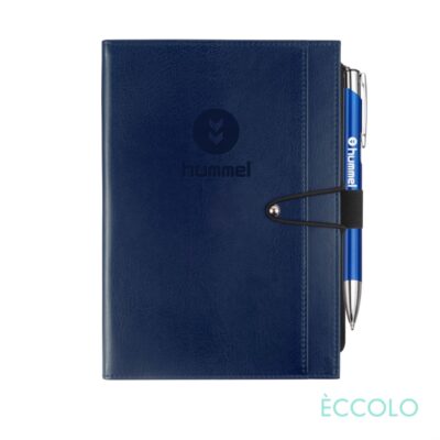 Eccolo® Slide Journal/Clicker Pen - (M) Blue