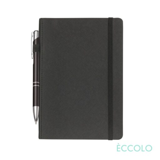Eccolo® Memphis Journal/Clicker Pen - (M) Black-2