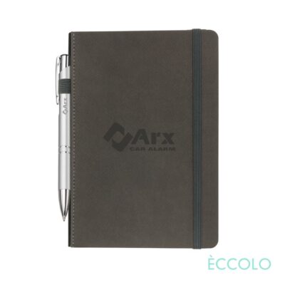 Eccolo® Memphis Journal/Clicker Pen - (M) Grey-1
