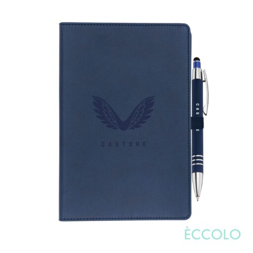 Eccolo® Two Step Journal/Venino Pen - (M) Navy-1