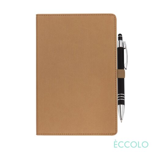 Eccolo® Two Step Journal/Venino Pen - (M) Tan-2