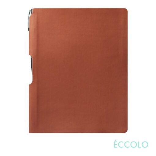 Eccolo® Groove Journal/Clicker Pen - (M) Terracotta-2