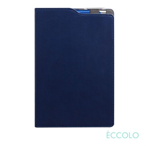 Eccolo® Soca Journal/Clicker Pen - (M) Navy Blue-2