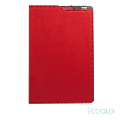 Eccolo® Soca Journal/Clicker Pen - (M) Red-2