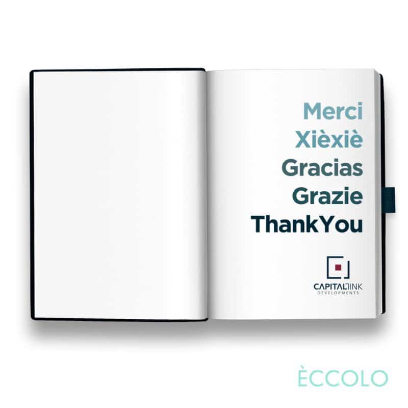 Custom Eccolo® Cool Journal/Clicker Pen Gift Set - (M) - 6