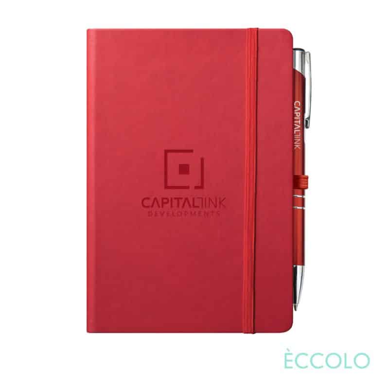 Custom Eccolo® Cool Journal/Clicker Pen - (M) - 4