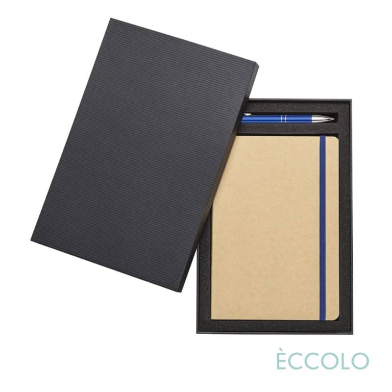 Custom Eccolo® Krafty Journal/Clicker Pen Gift Set - 4