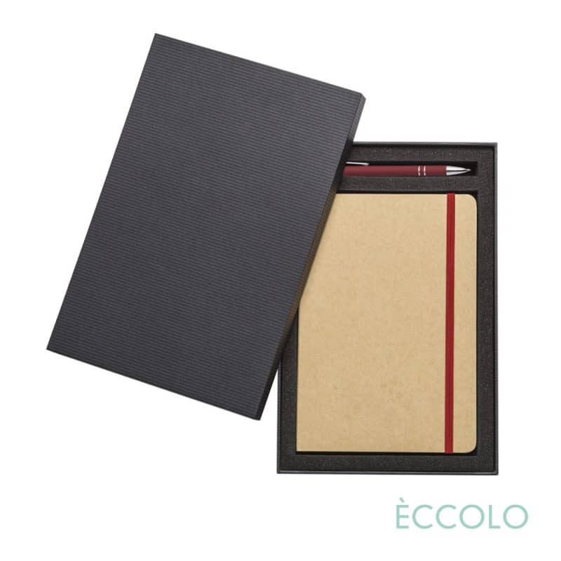 Custom Eccolo® Krafty Journal/Kurt Pen/Stylus Gift Set - 6