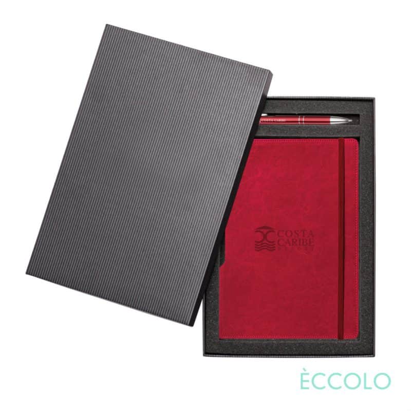 Custom Eccolo® Rhythm Journal/Clicker Pen Gift Set - (M) - 3