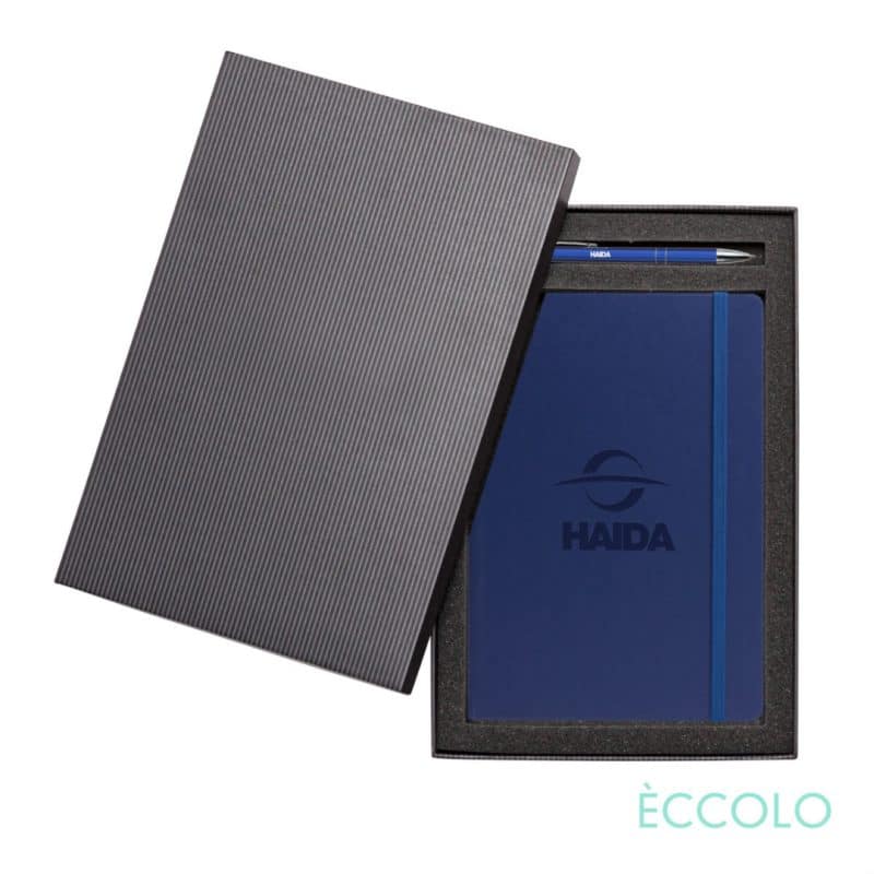 Custom Eccolo® Techno Journal/Clicker Pen Gift Set - (M) - 2