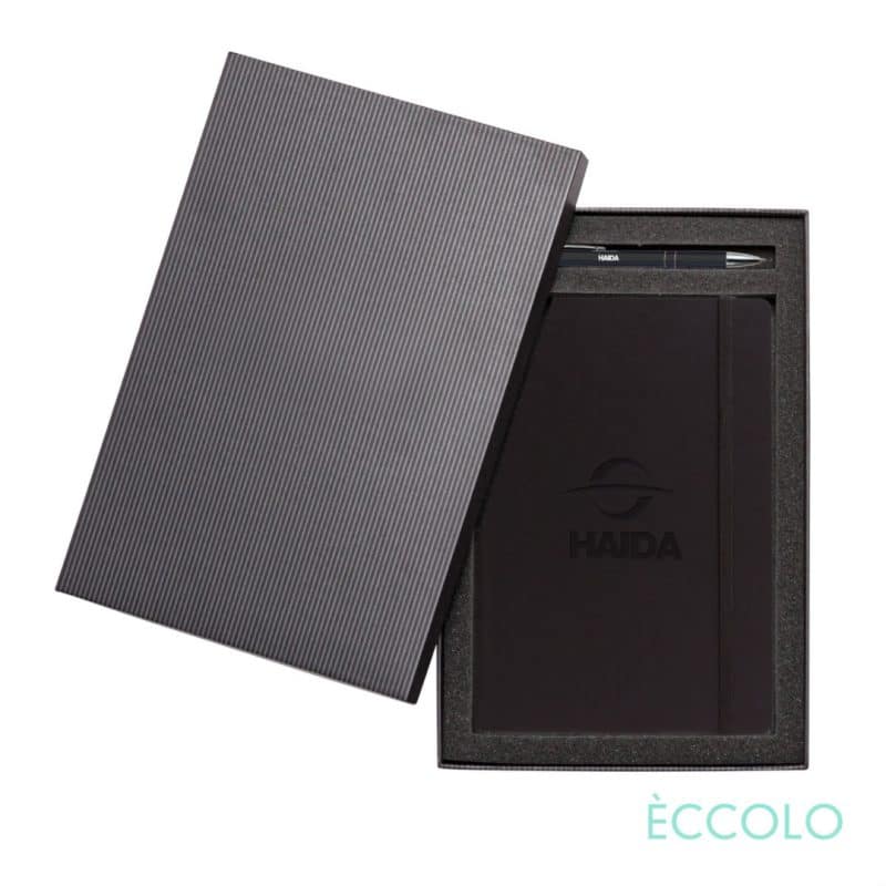 Custom Eccolo® Techno Journal/Clicker Pen Gift Set - (M) - 3