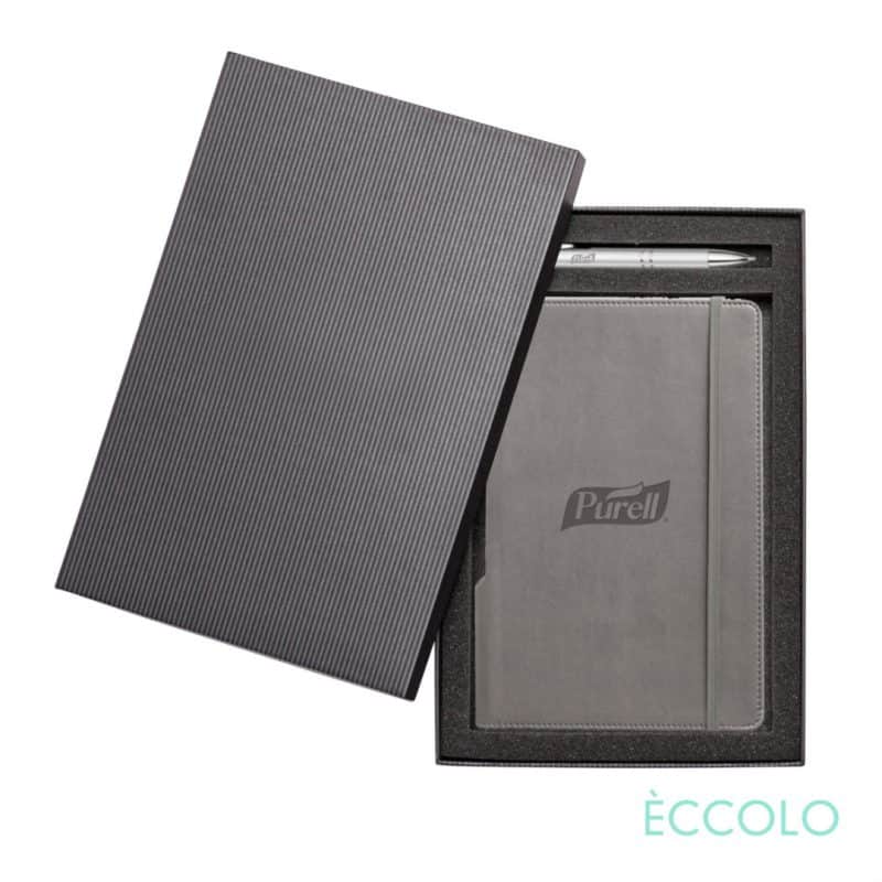 Custom Eccolo® Tempo Journal/Clicker Pen Gift Set - (M) - 4