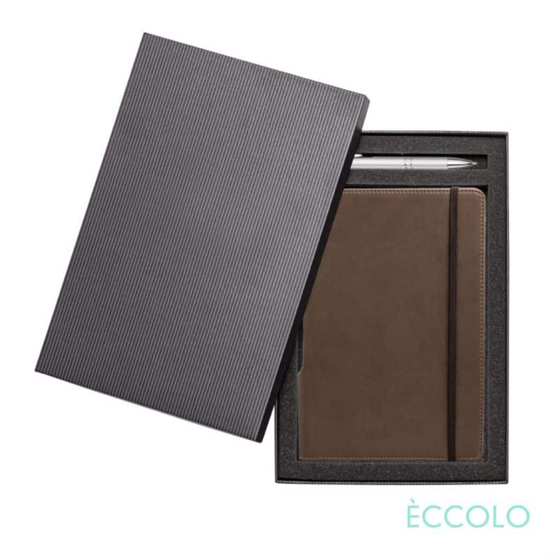 Custom Eccolo® Tempo Journal/Clicker Pen Gift Set - (M) - 6